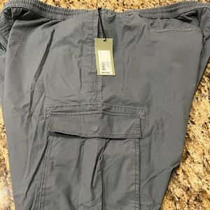 NWT Goodfellow & Co Big & Tall gray cargo joggers
